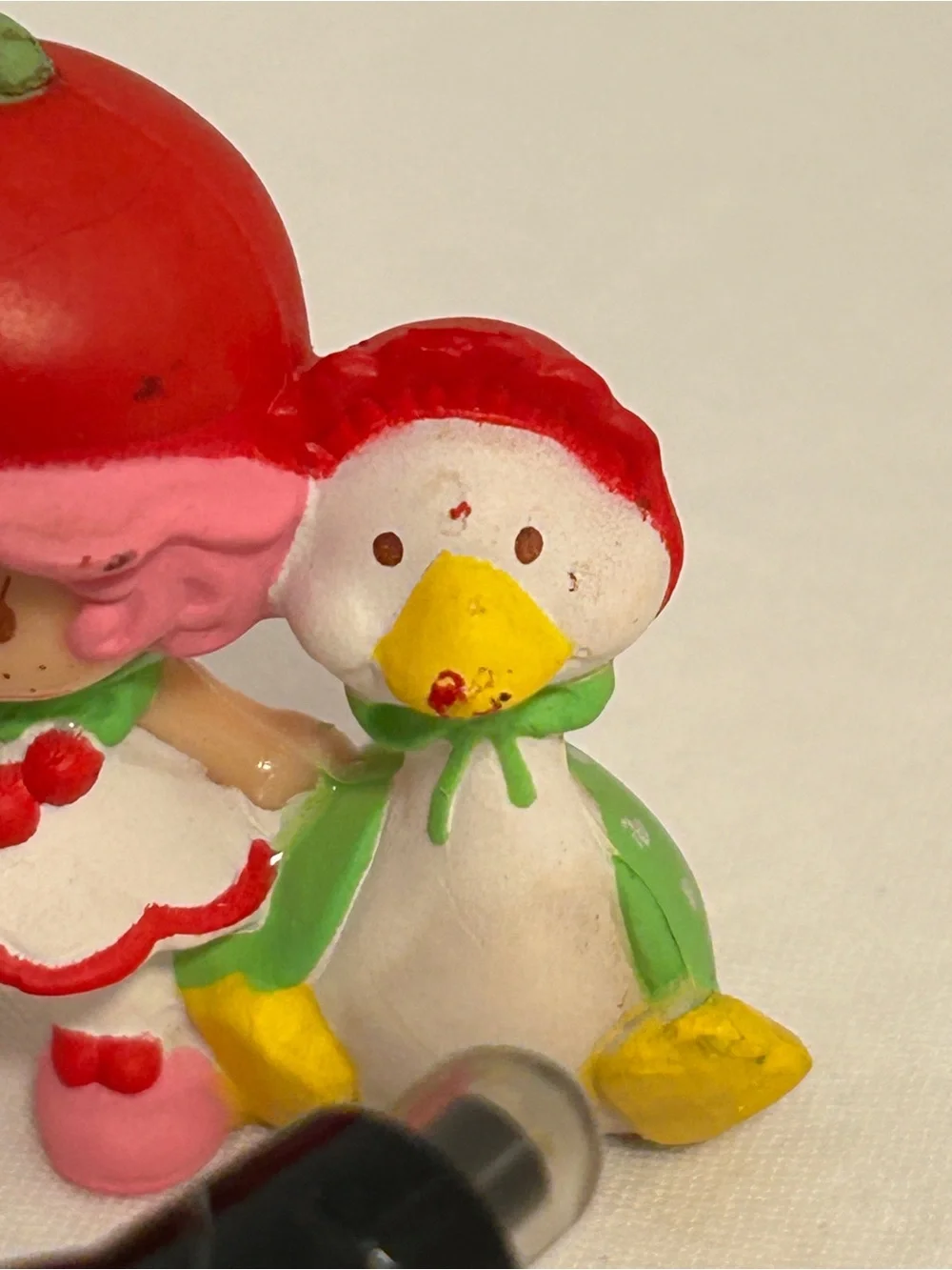 Vintage 1980s Strawberry Shortcake miniatures Lemon Meringue Cherry Cuddler SET